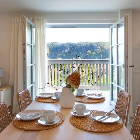 Traumhaftes Gaestehaus An Elberadweg Und Bastei Rathen Exteriör bild